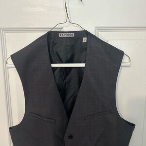 Express Men's black Suit Vest